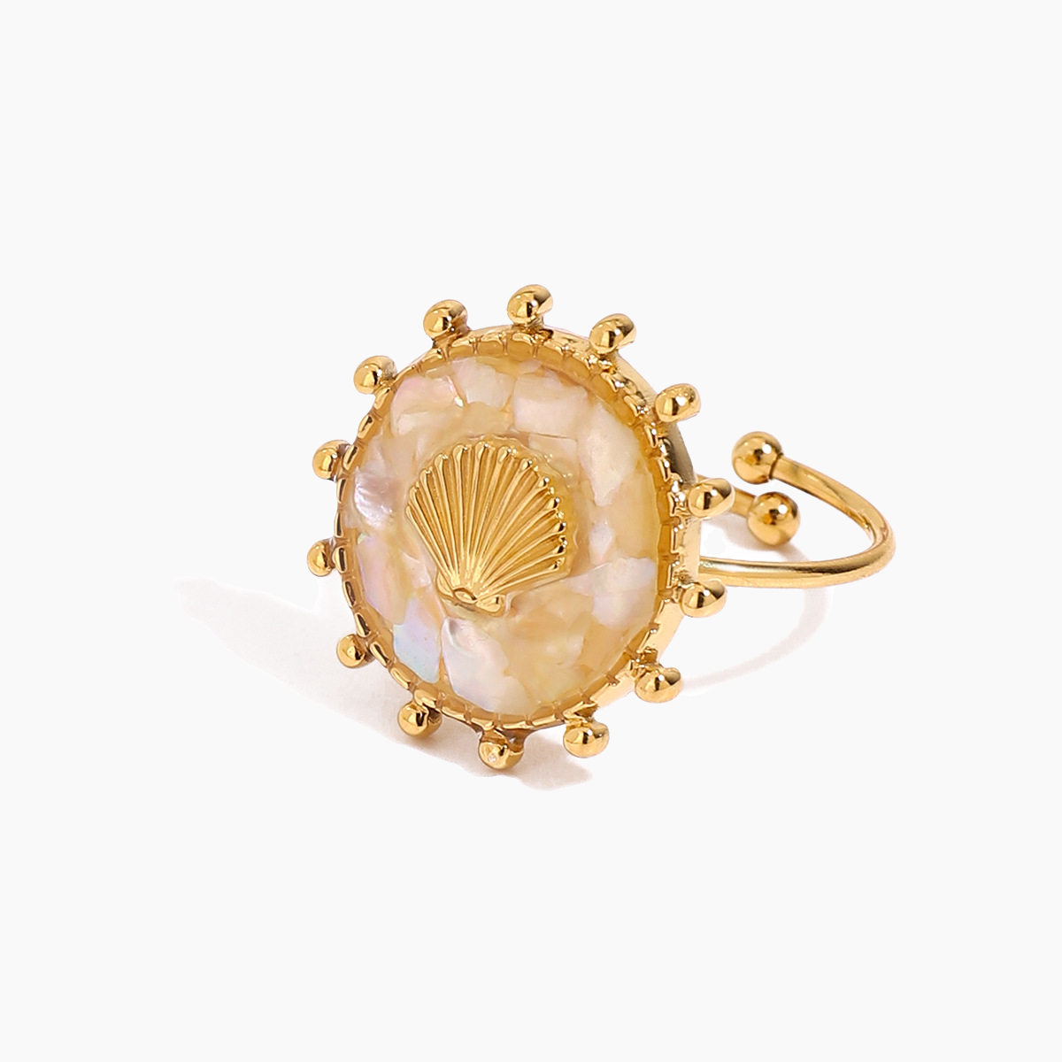 Seashell Crown Ring