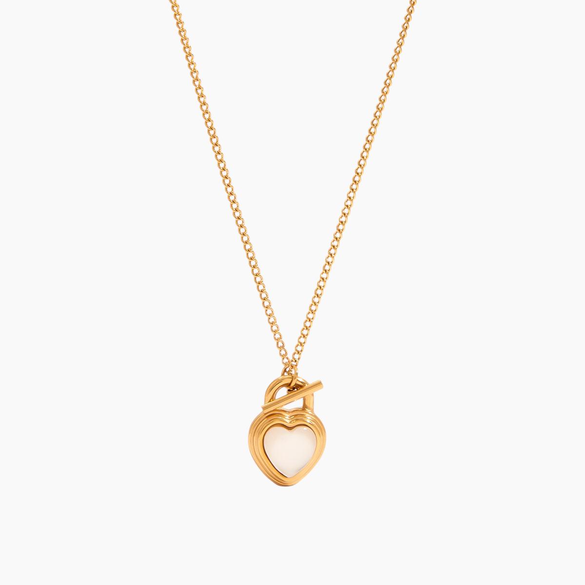 Luna Heart Pendant Necklace