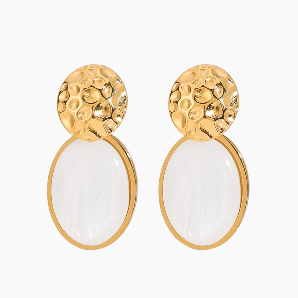 Tide Oval Earrings