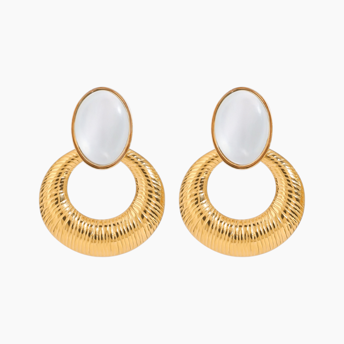 Lunar Halo Earrings