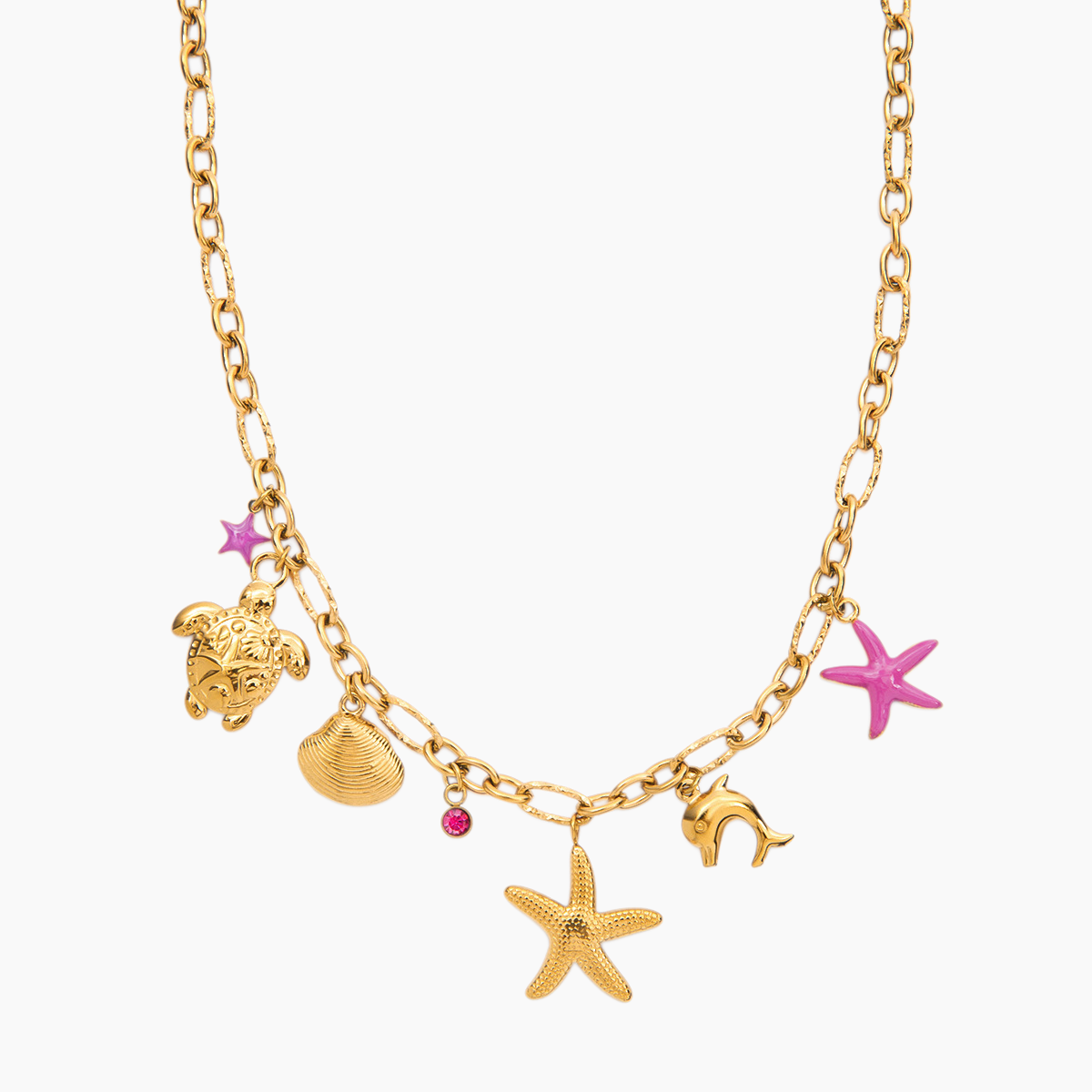 Ocean Bliss Charm Necklace