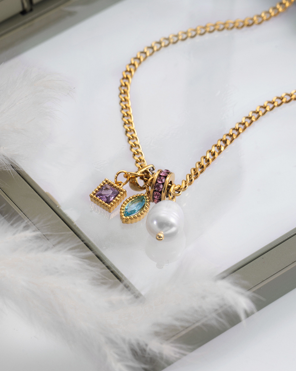 Seraphina Multi-Charm Necklace