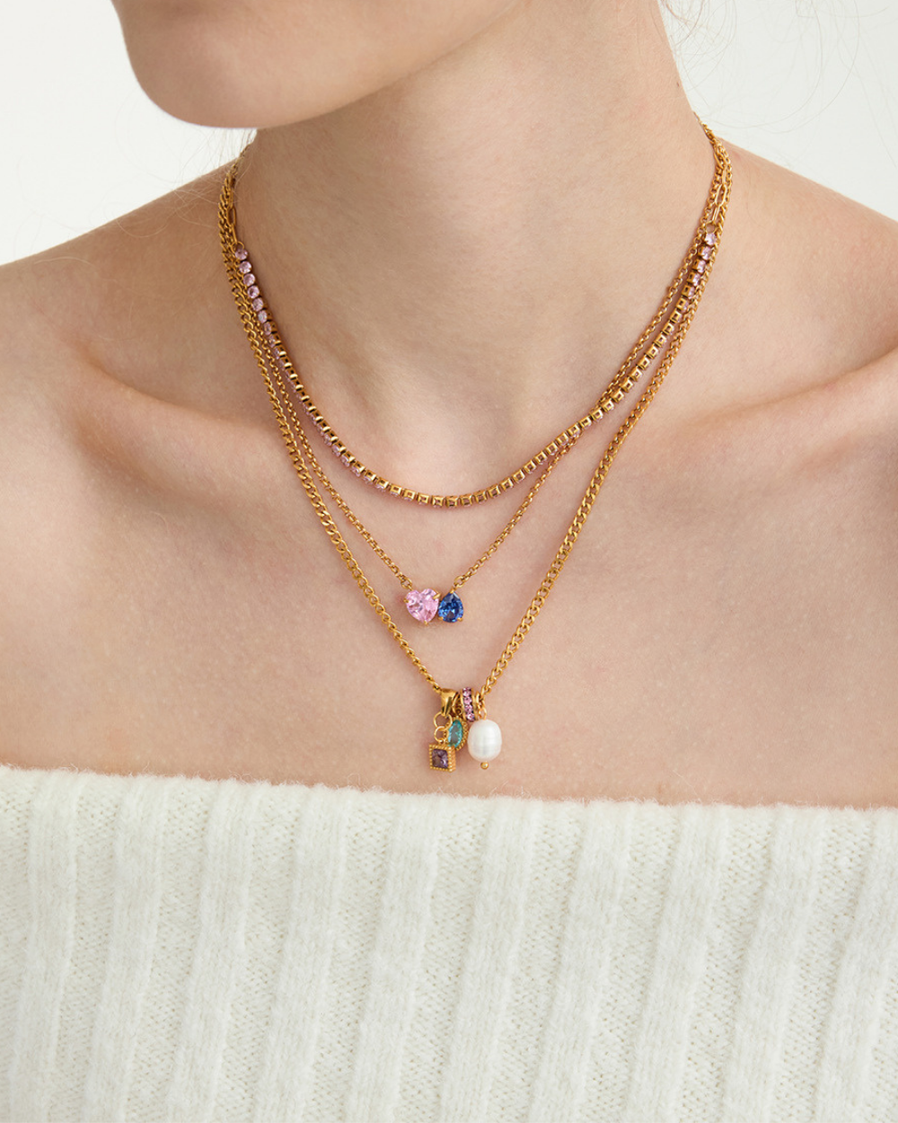 Seraphina Multi-Charm Necklace