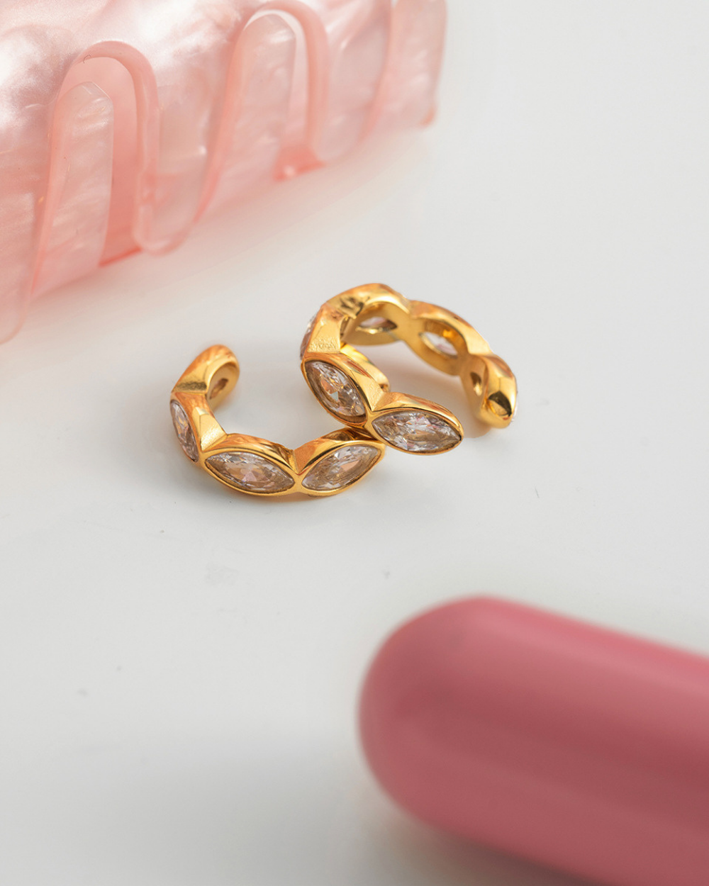 Dainty Zircon Gold Ear Cuff