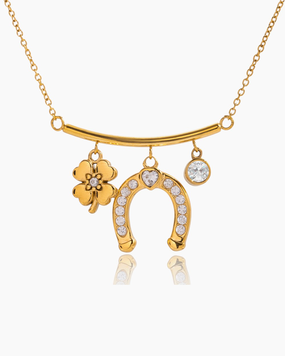 Lucky Charm Horseshoe Necklace