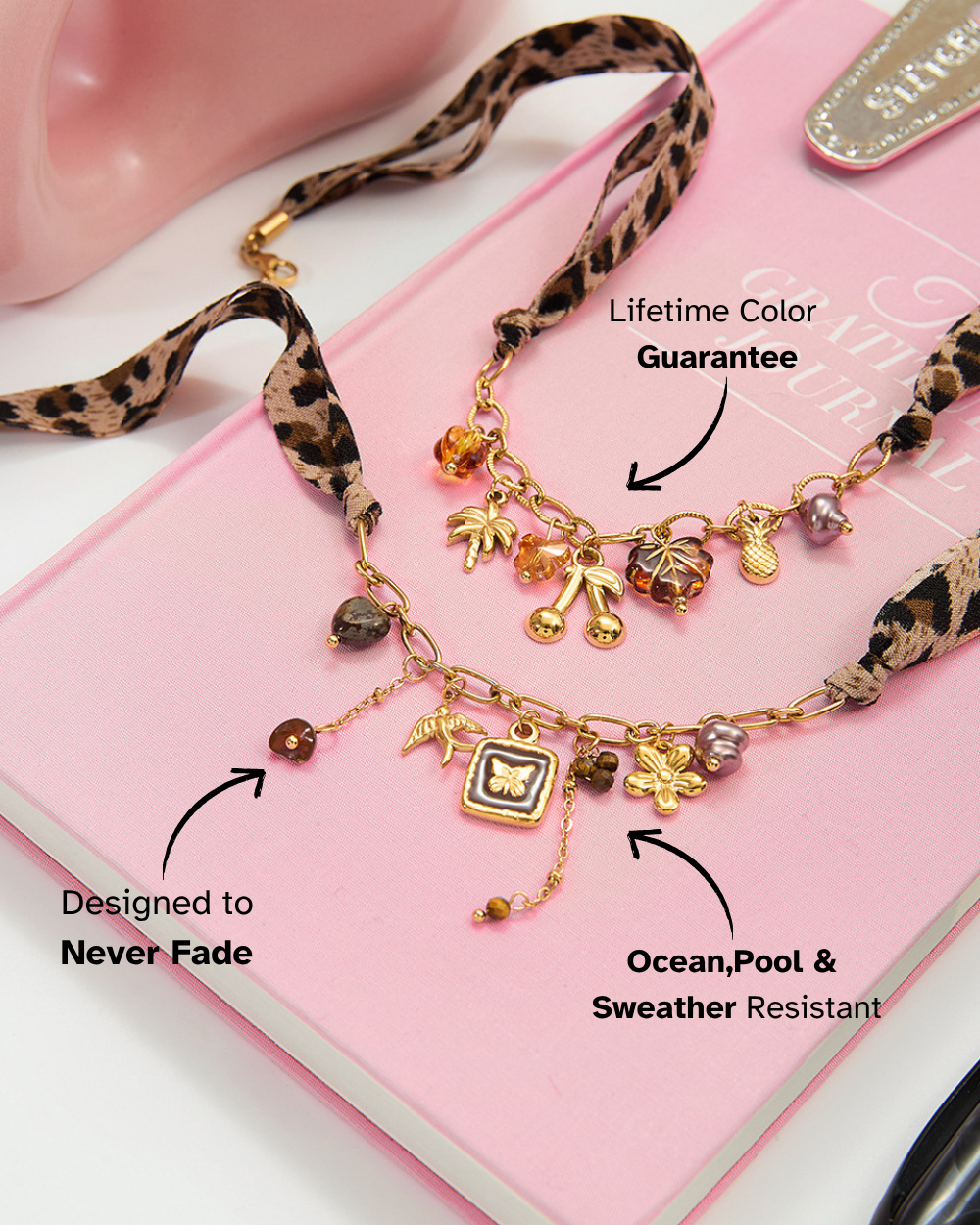 Tropical Safari Charm Necklace