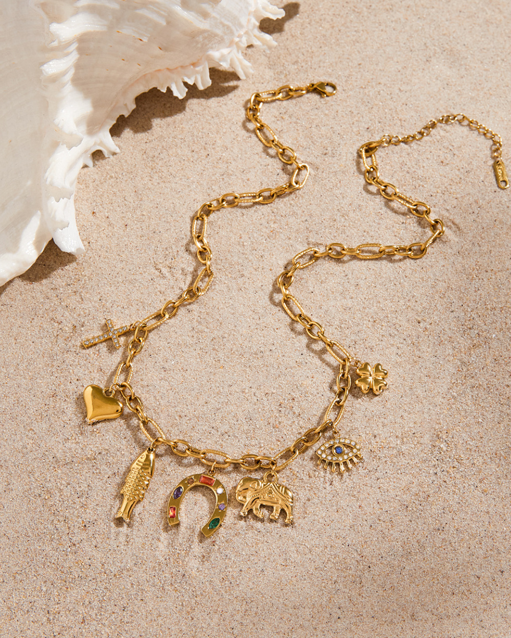 Fortune Amulet Charm Necklace