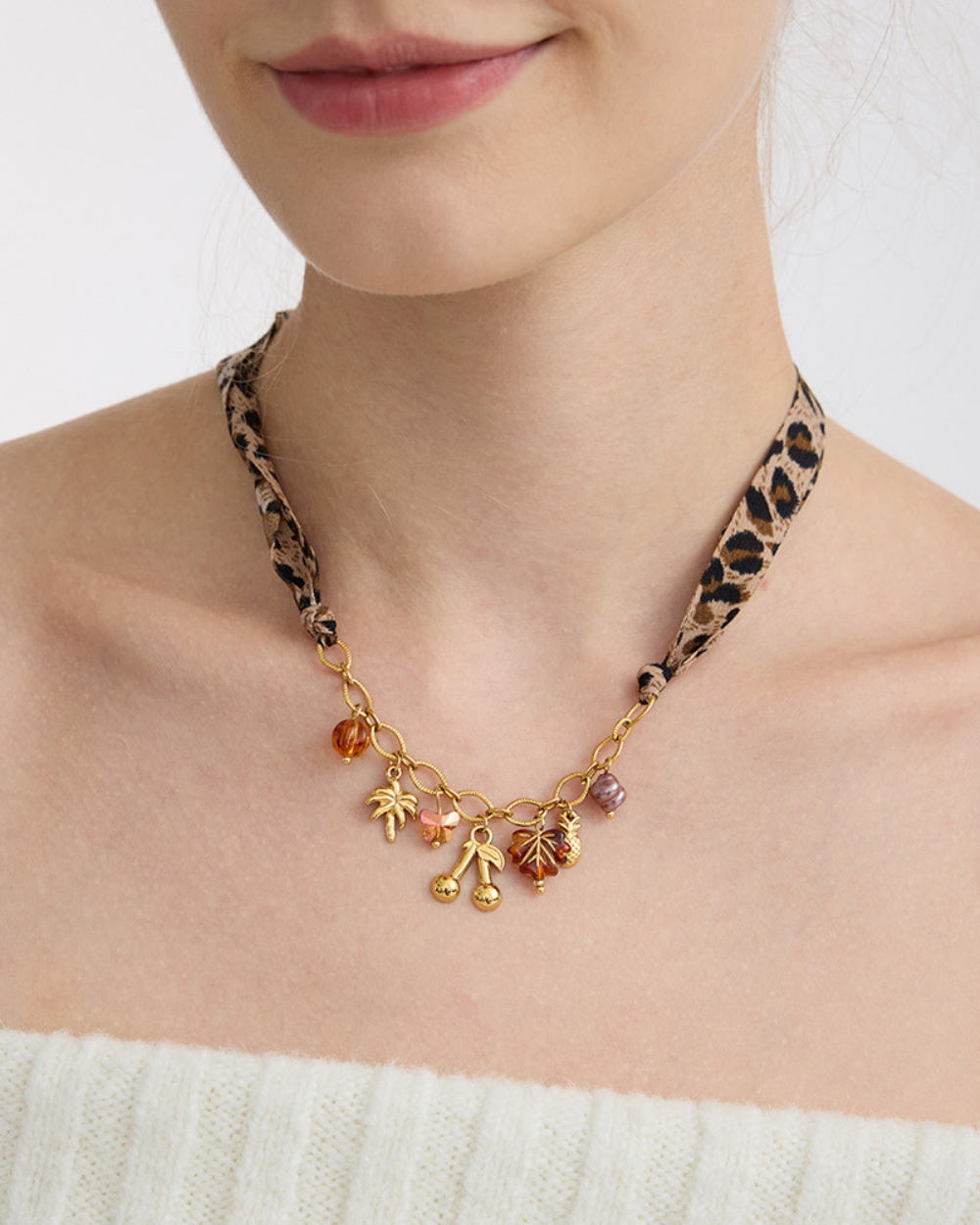 Tropical Safari Charm Necklace