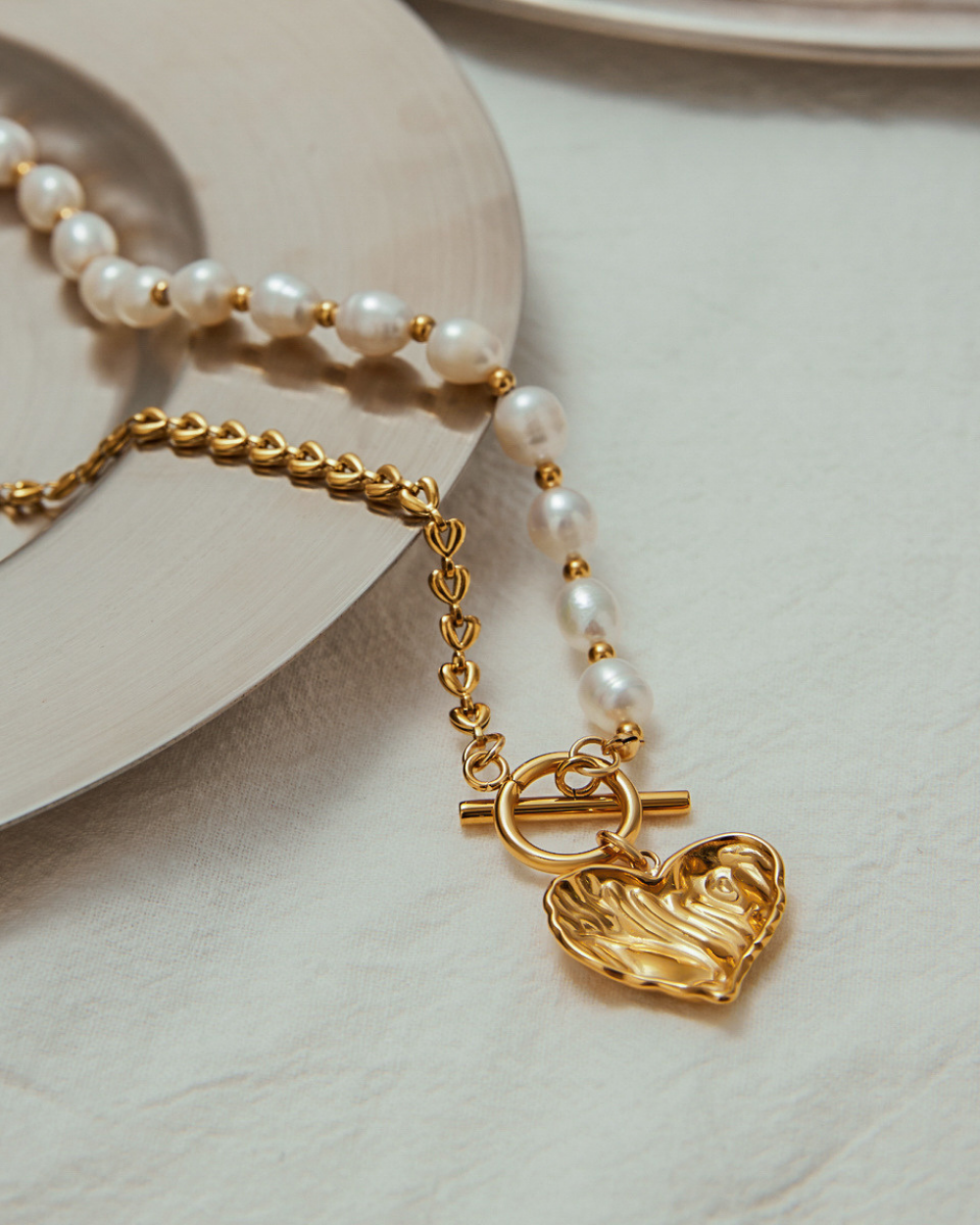 Pearlbound Heart Necklace
