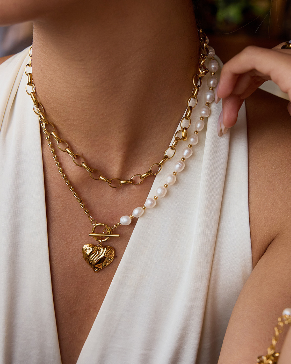 Pearlbound Heart Necklace