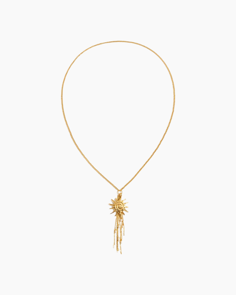 Solar Radiance Tassel Necklace