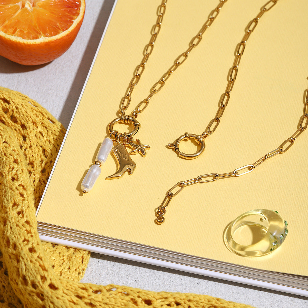 Bold Oval Link Chain Necklace