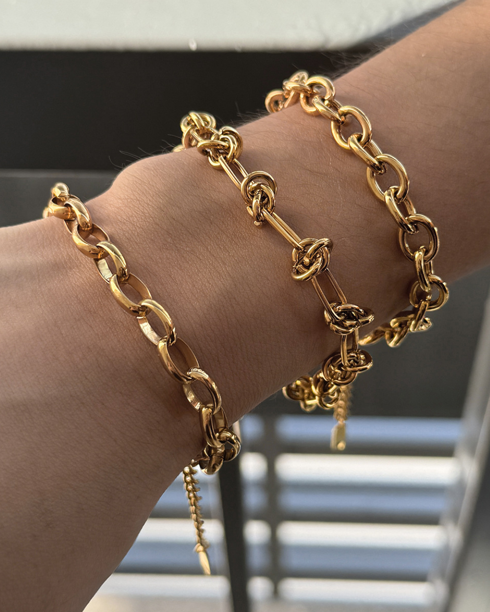 Twist Knot Chain Bracelet