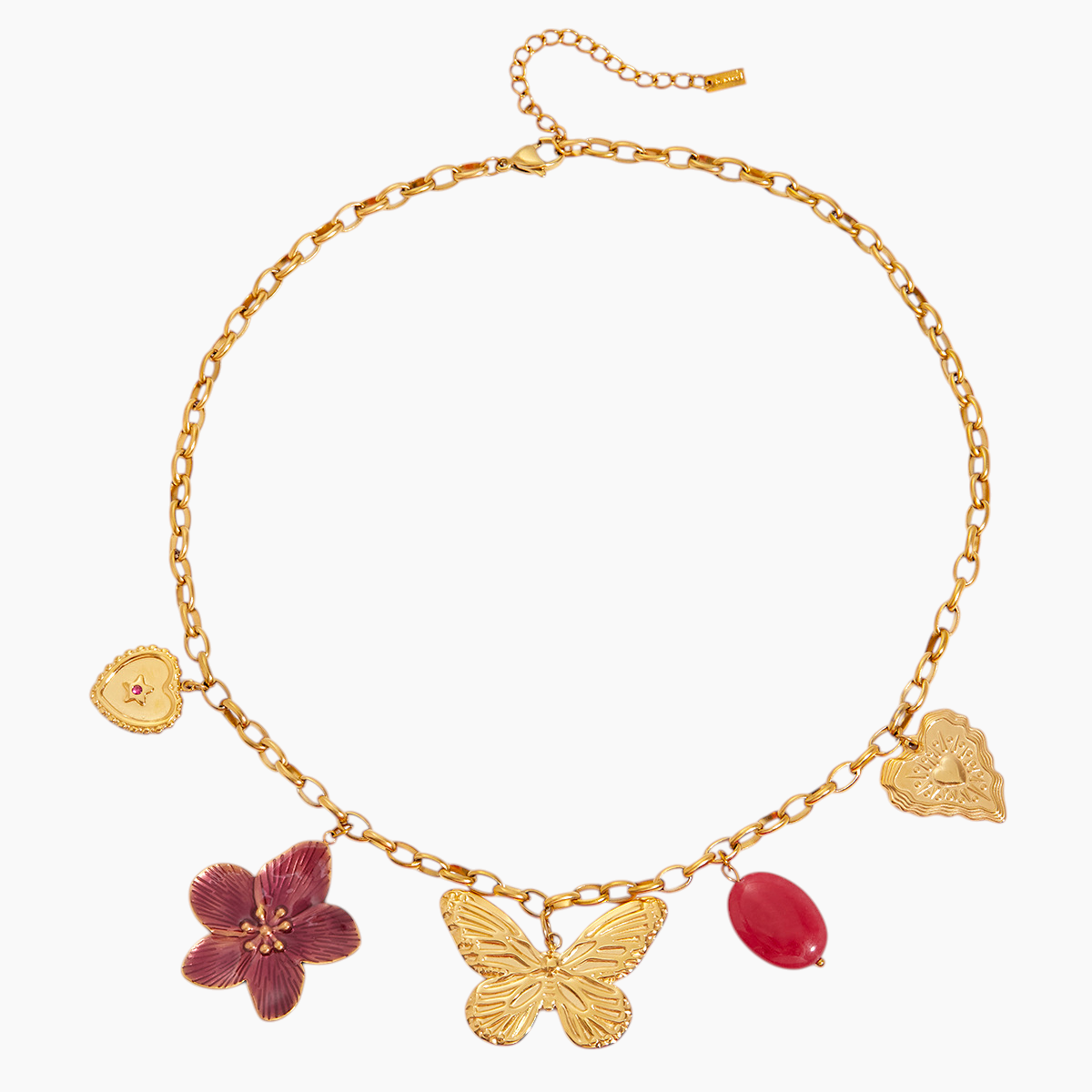 Butterfly Garden Charm Necklace