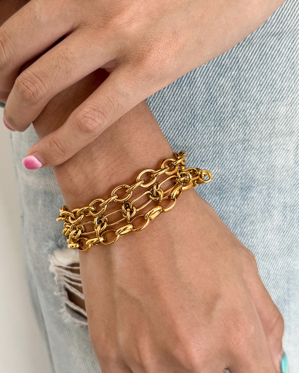 Twist Knot Chain Bracelet