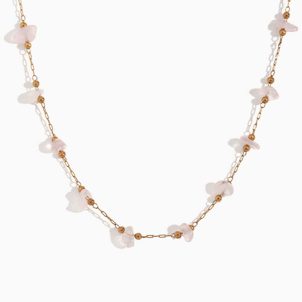 Aurora Pebble Pendant Necklace