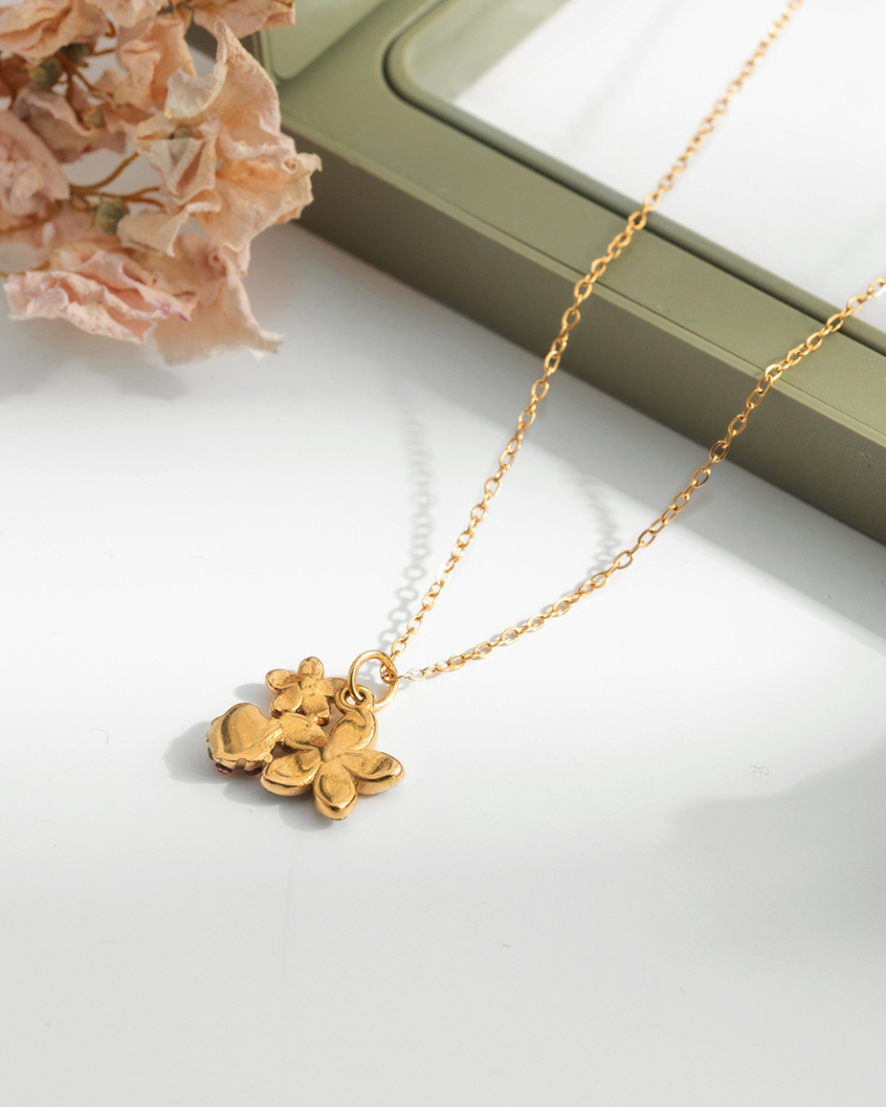 Bloom & Ladybug Necklace