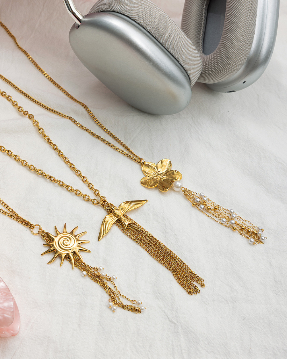 Solar Radiance Tassel Necklace
