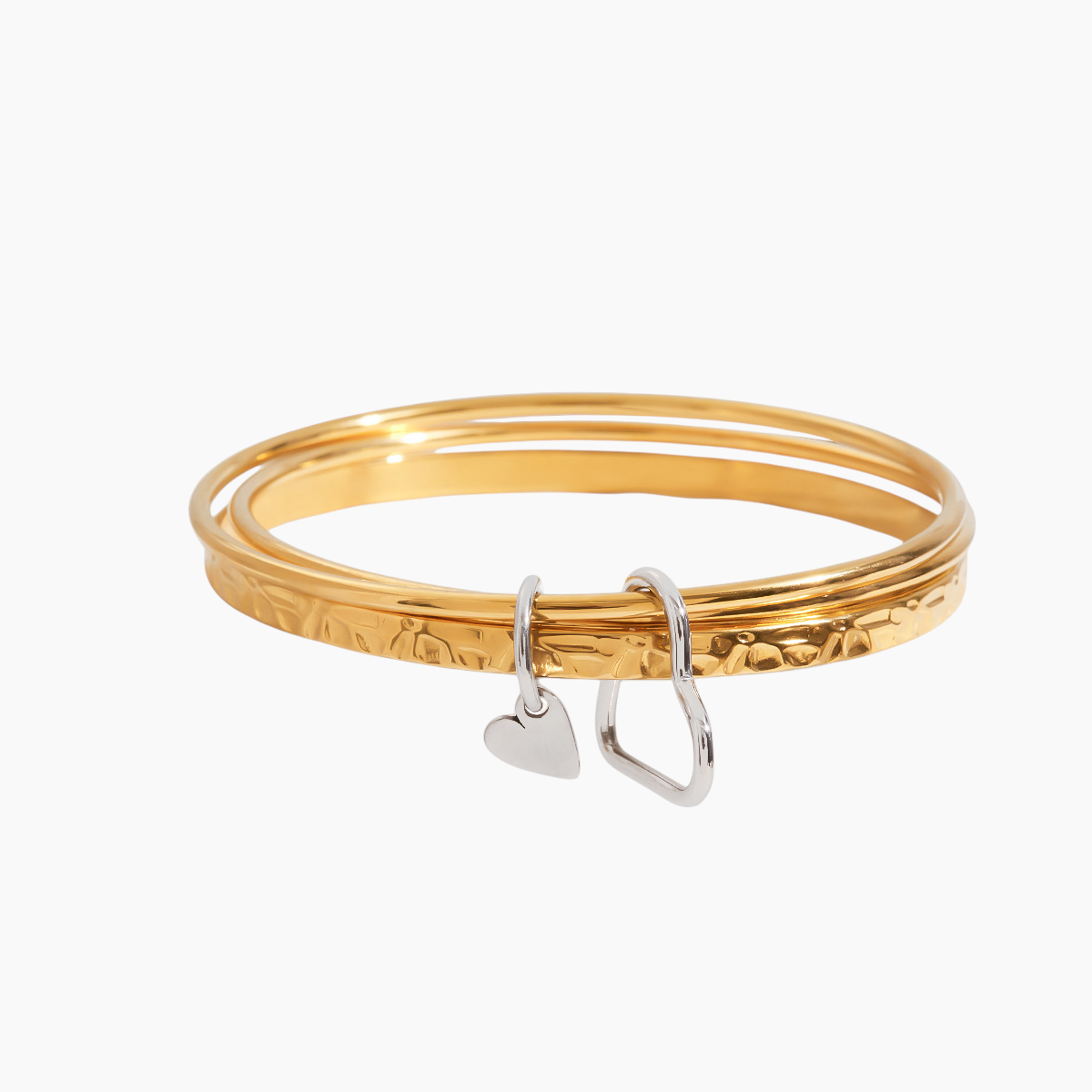 Linked Glow Mixed-Metal Bracelet