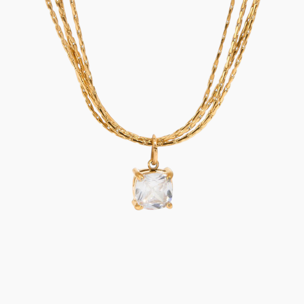 Éclat Twin Chain Necklace