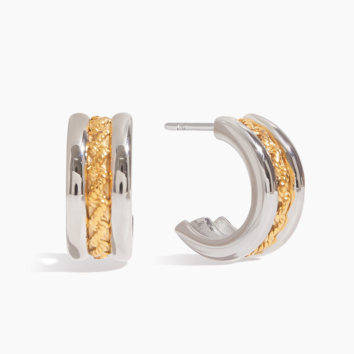 Twistline Duo-Tone Hoops