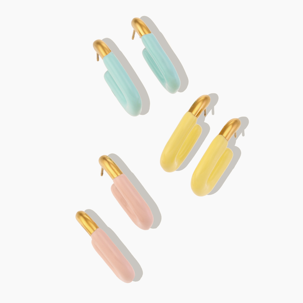 Neon Loop Hoops