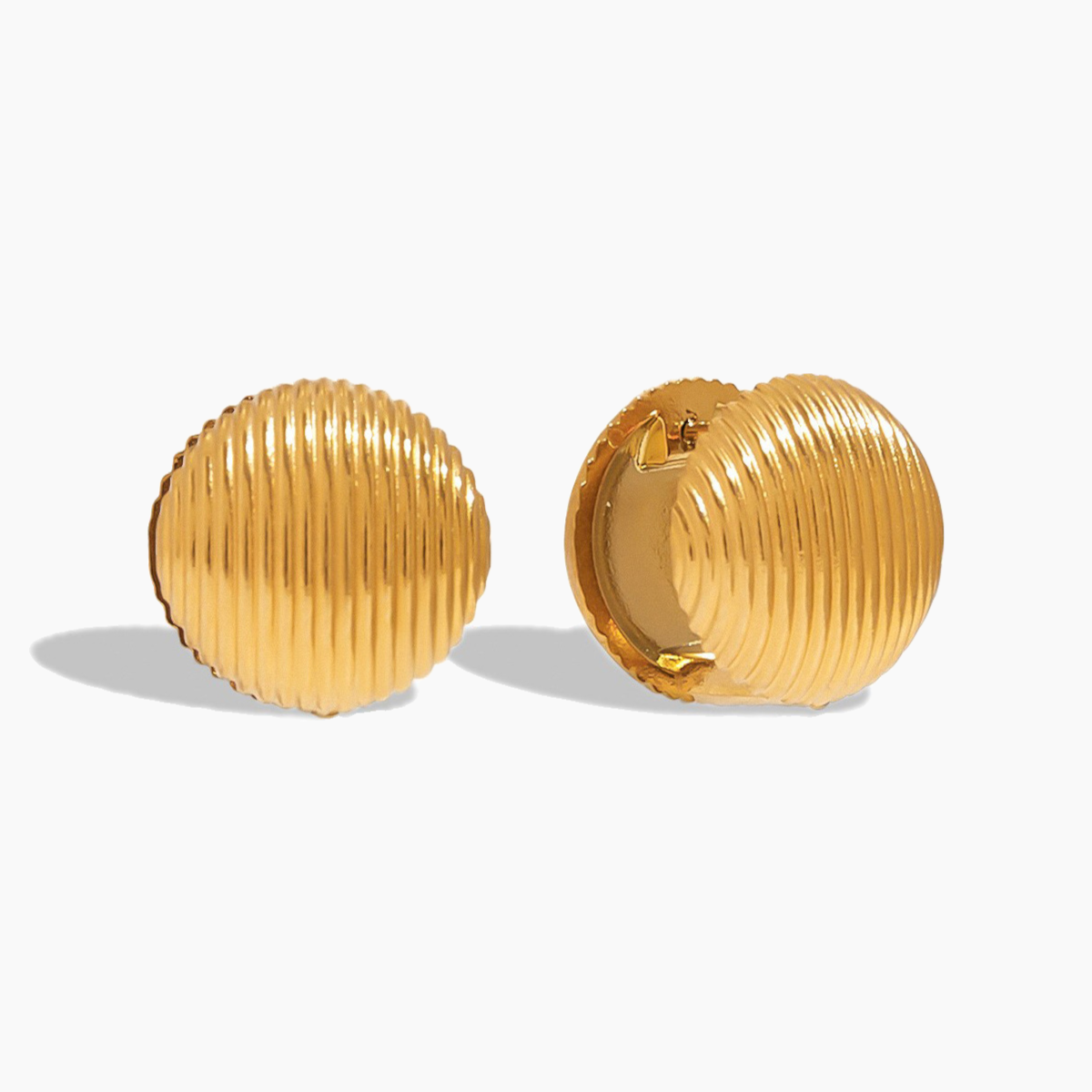 Golden Shell Clip-Ons