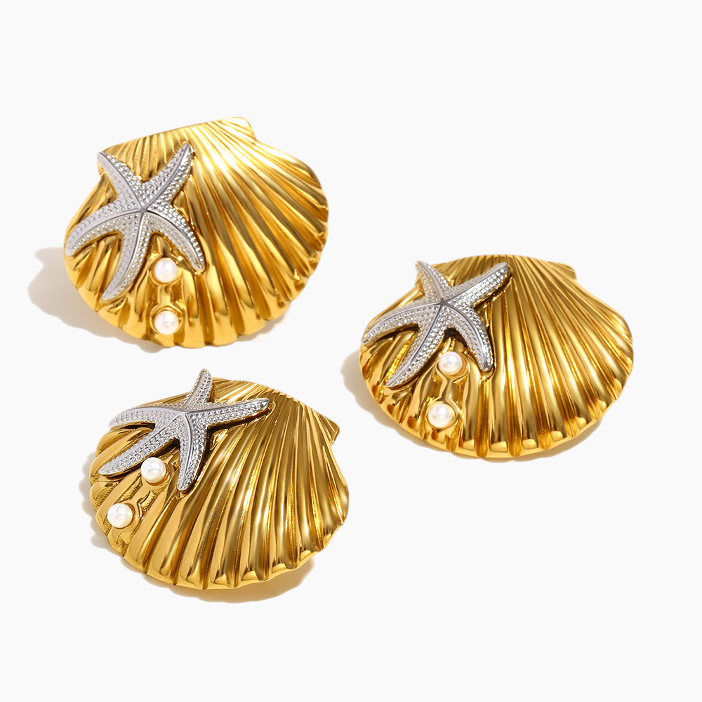 Ocean Treasure Shell Earrings
