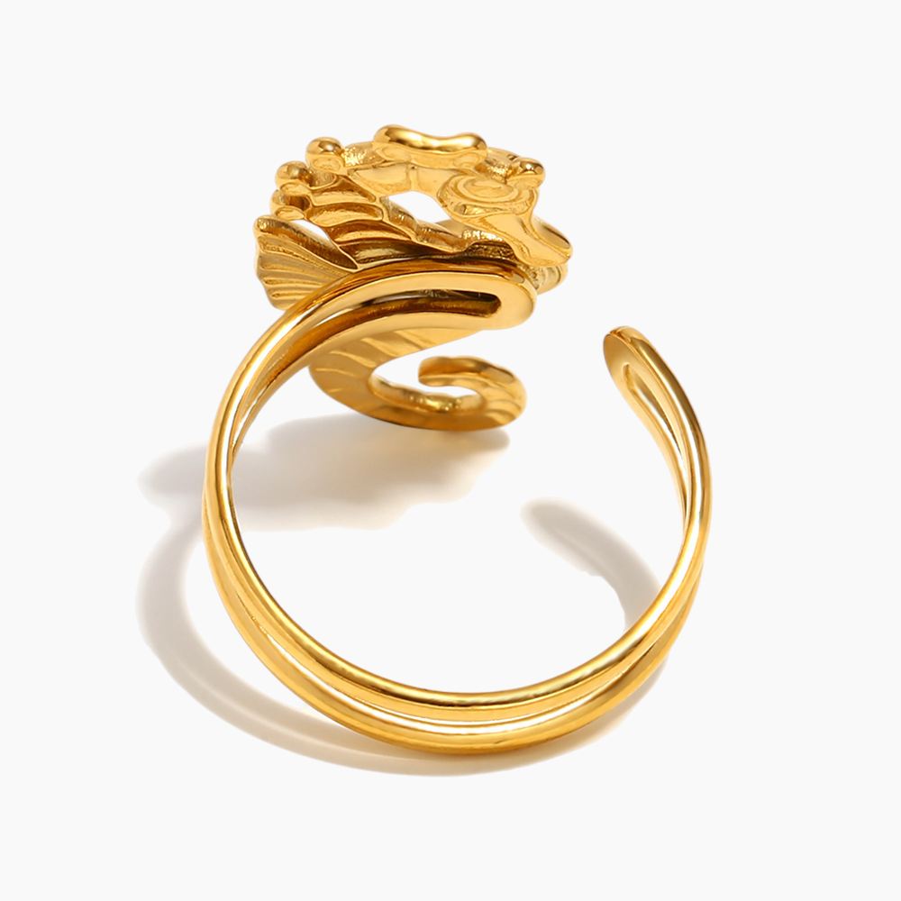 Seahorse Serenity Ring