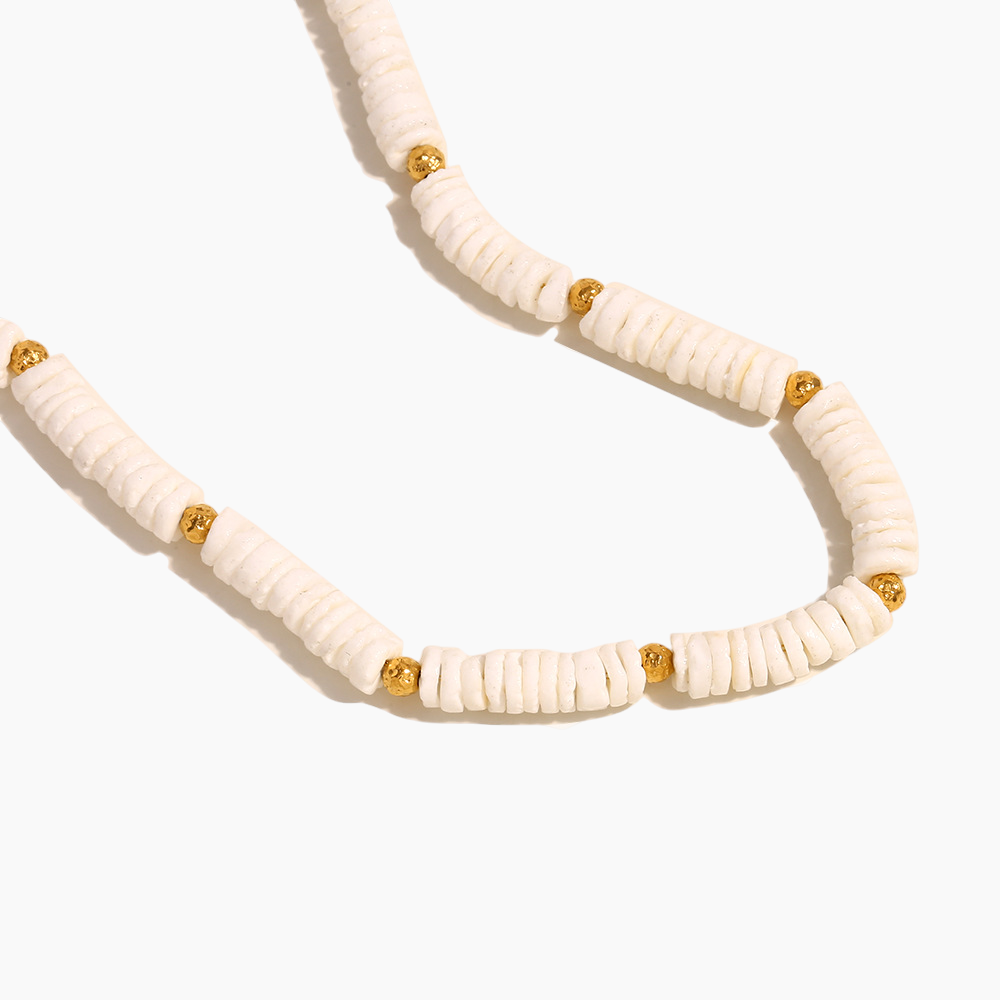 Golden Tide Shell Necklace