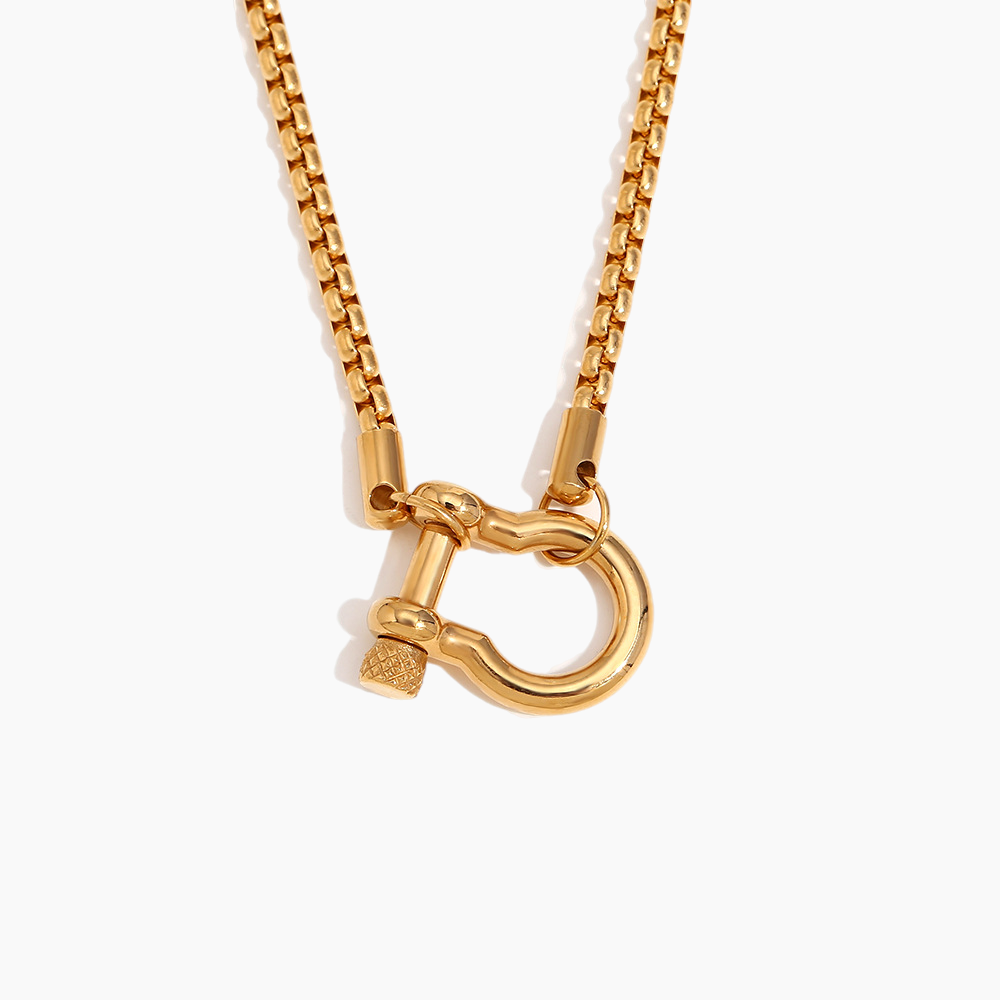 Industrial Chic Lock Necklace