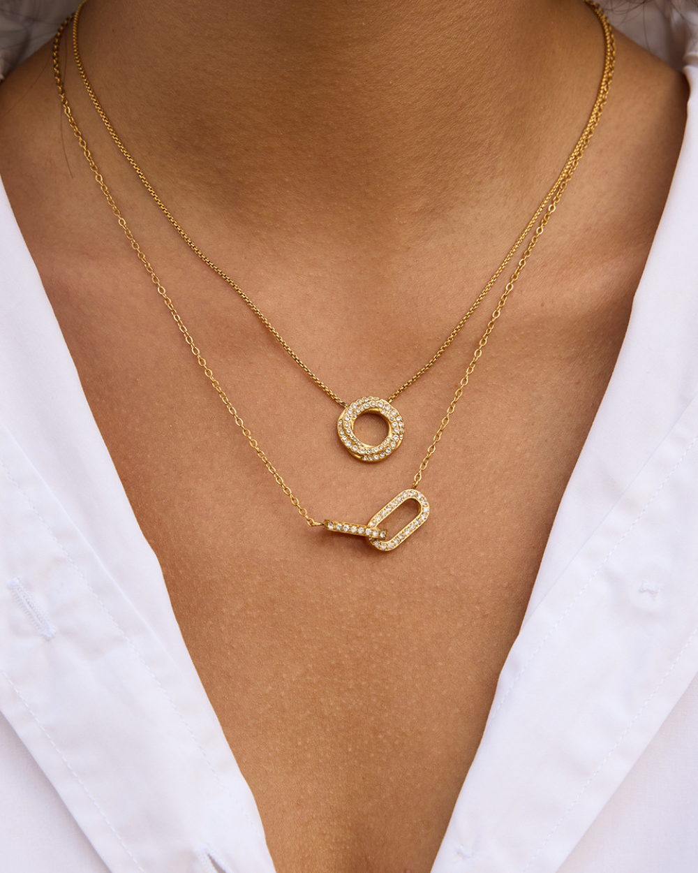 Eternal Circle Pendant Necklace