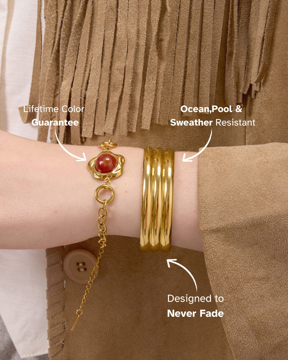 Regal Muse Gemstone Bracelet