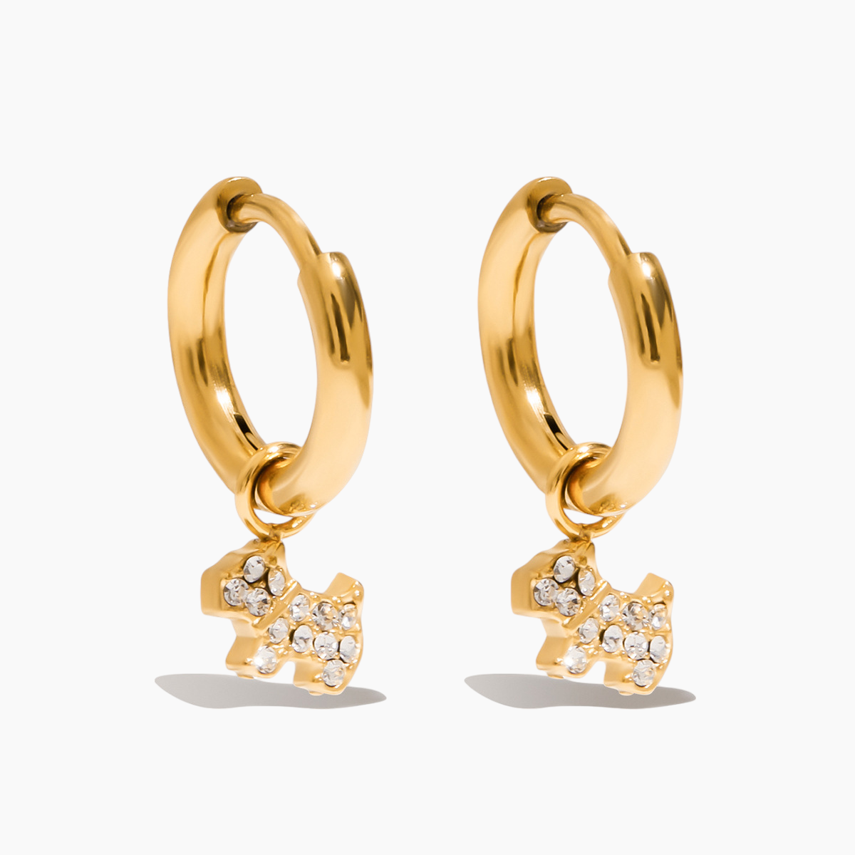 Twinkle Pup Hoops