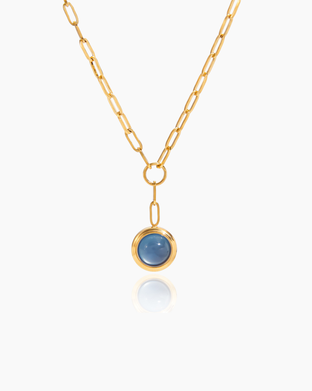 Blue Moon Pendant Necklace