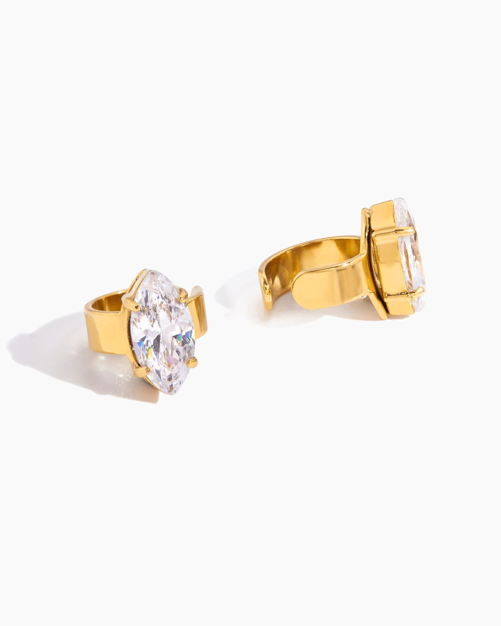 Marquise Crystal Statement Ear Cuff