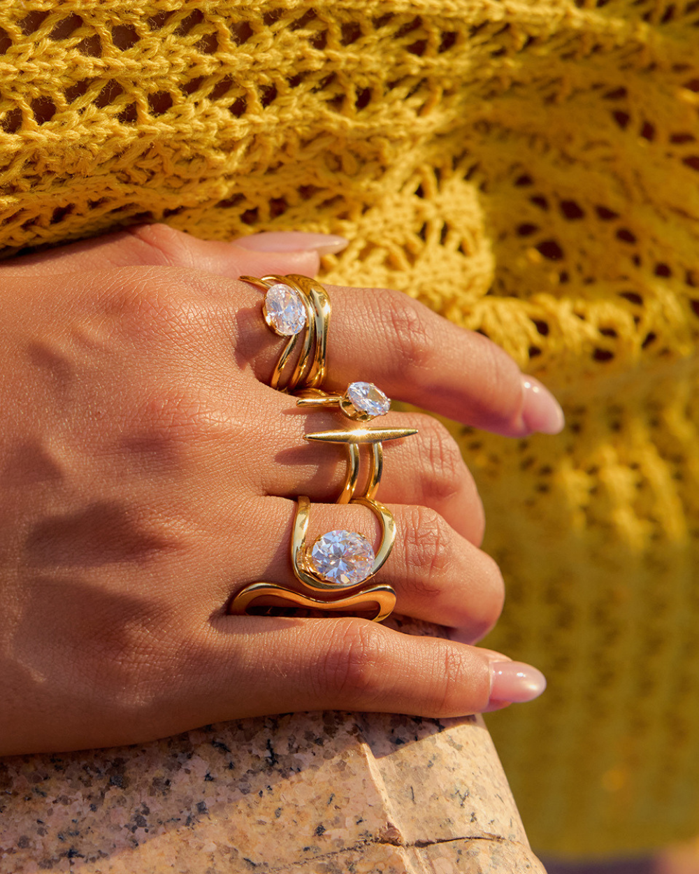 Stellar Piercer Ring