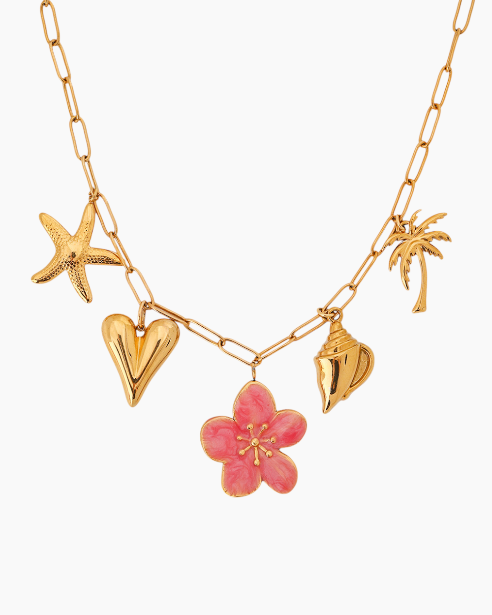 Summer Wanderlust Charm Necklace