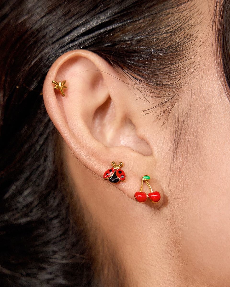 Nature’s Whimsy Trio Stud Earrings