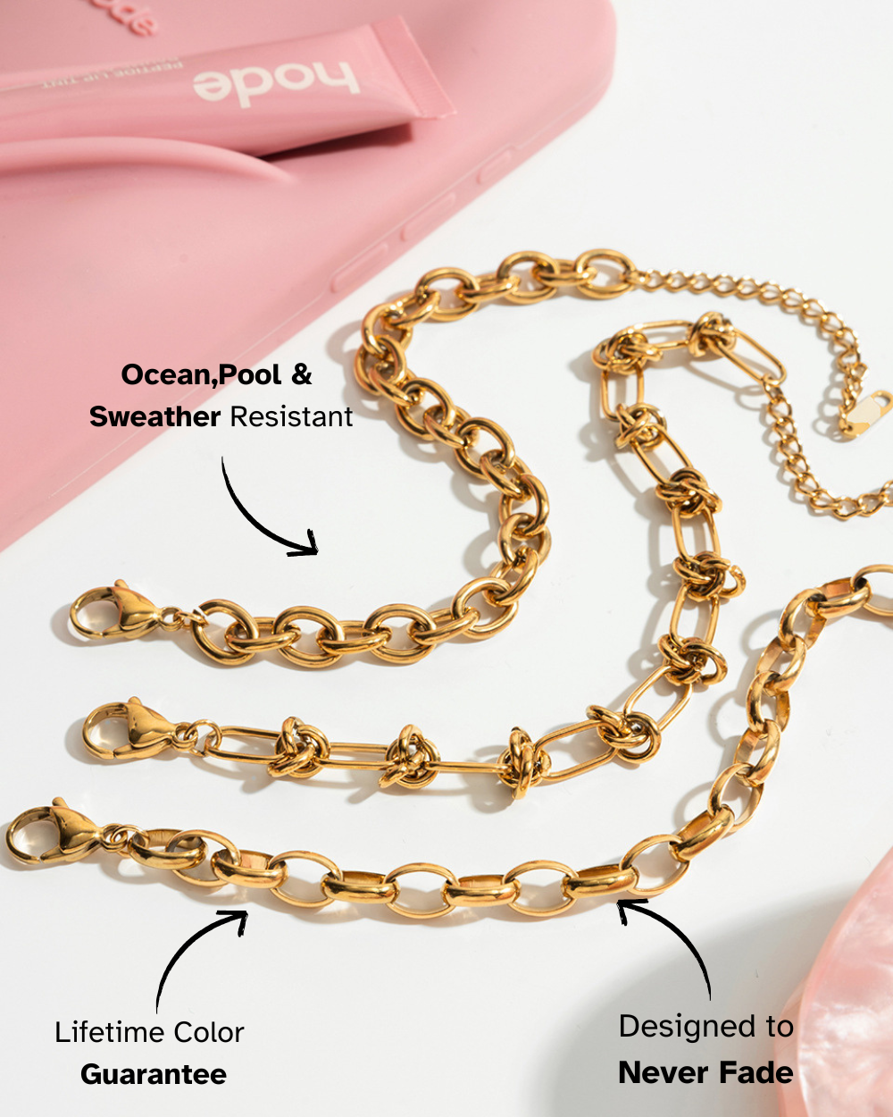 Twist Knot Chain Bracelet