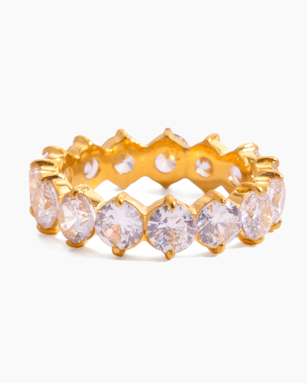 Radiant Eternity Ring – Crystal Shine