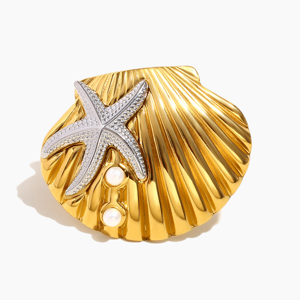 Ocean Treasure Shell Ring