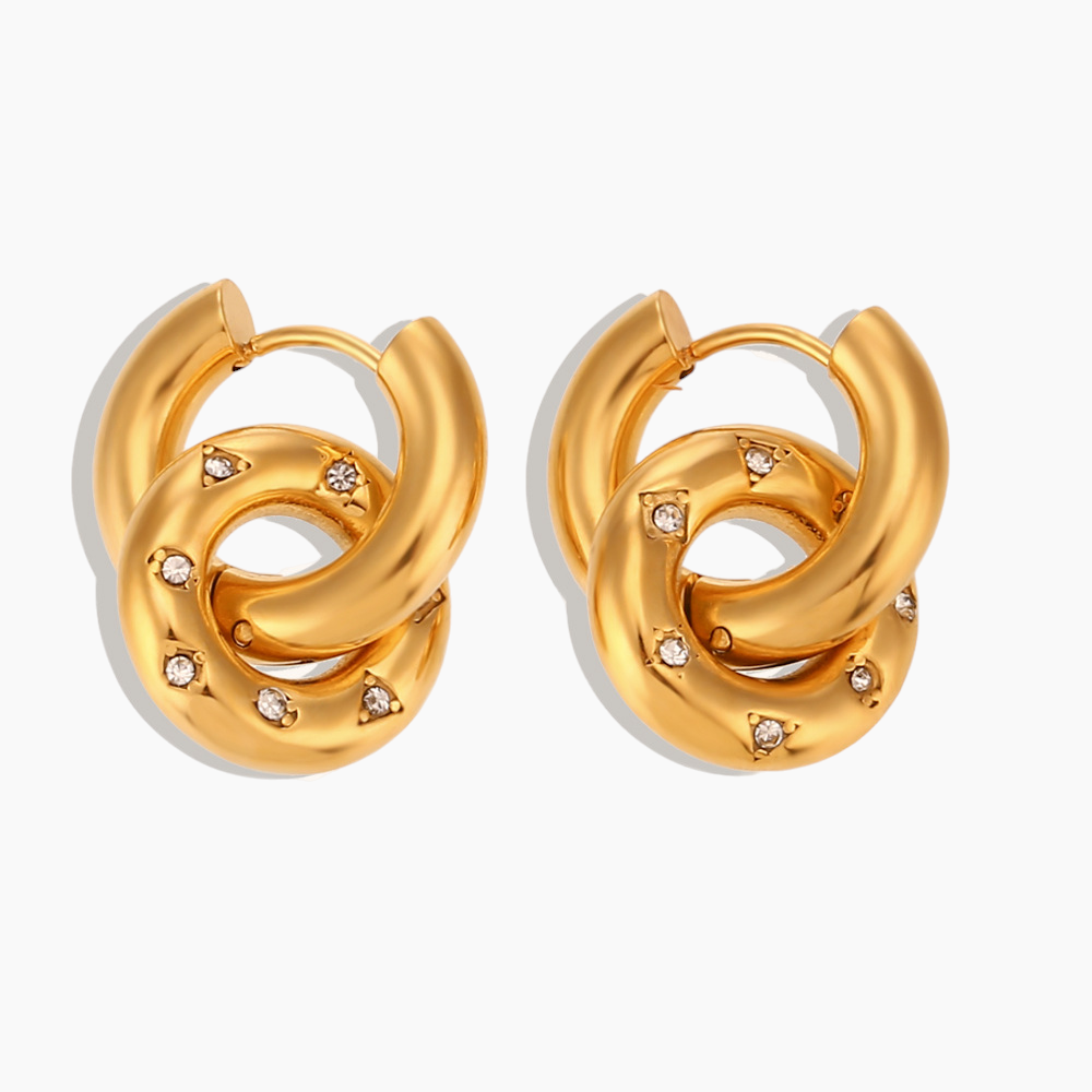 Celestial Orbit Hoop Earrings