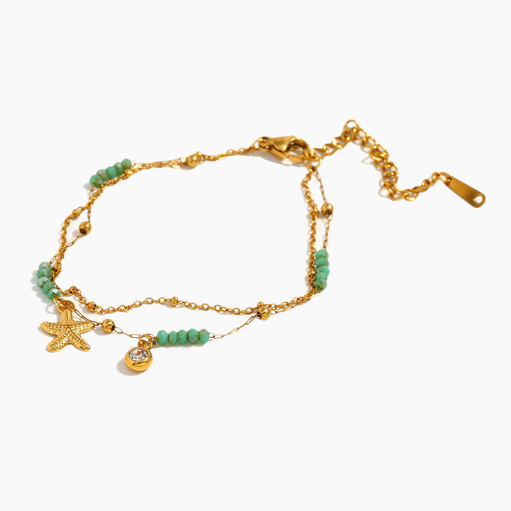 Starfish Charm Bracelet