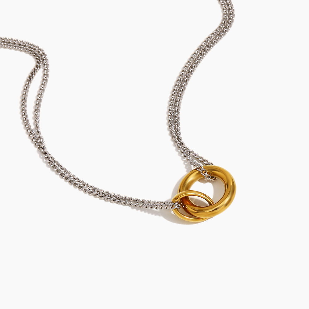 Dual Orbit Chain Necklace