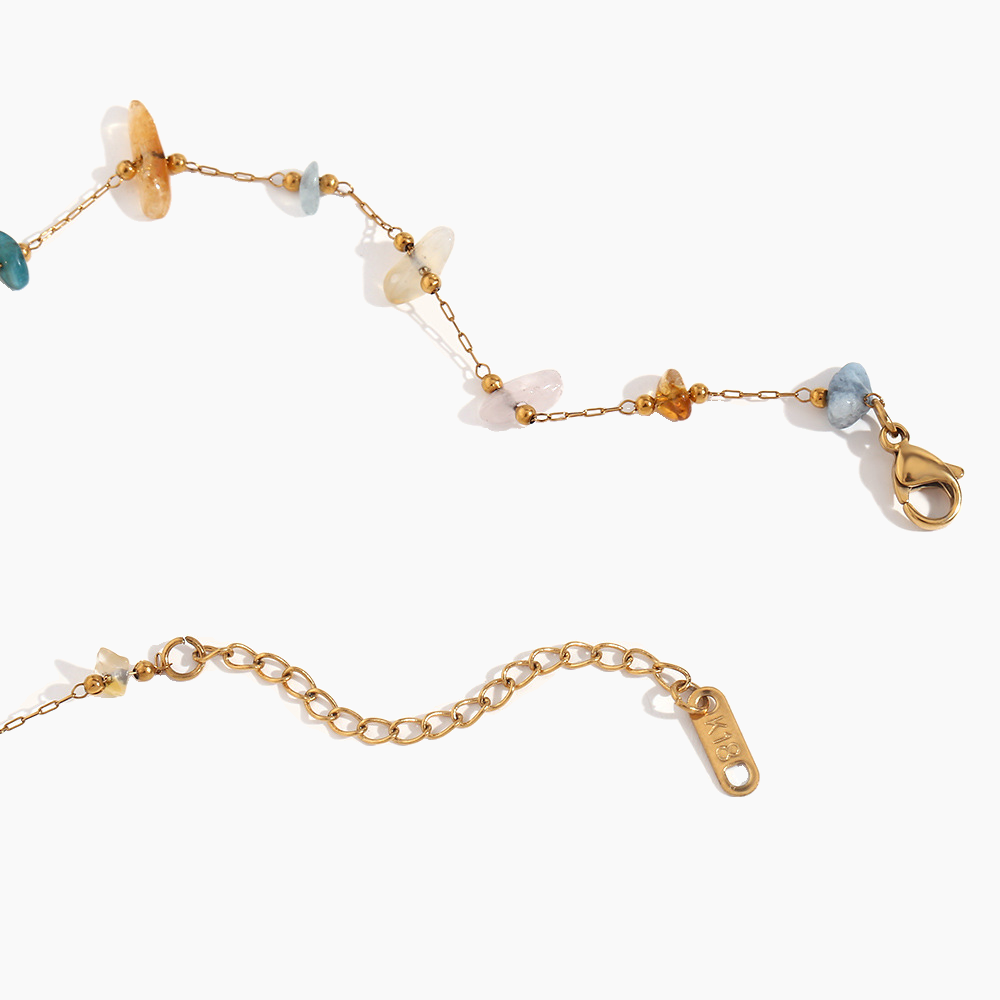 Aurora Pebble Pendant Necklace
