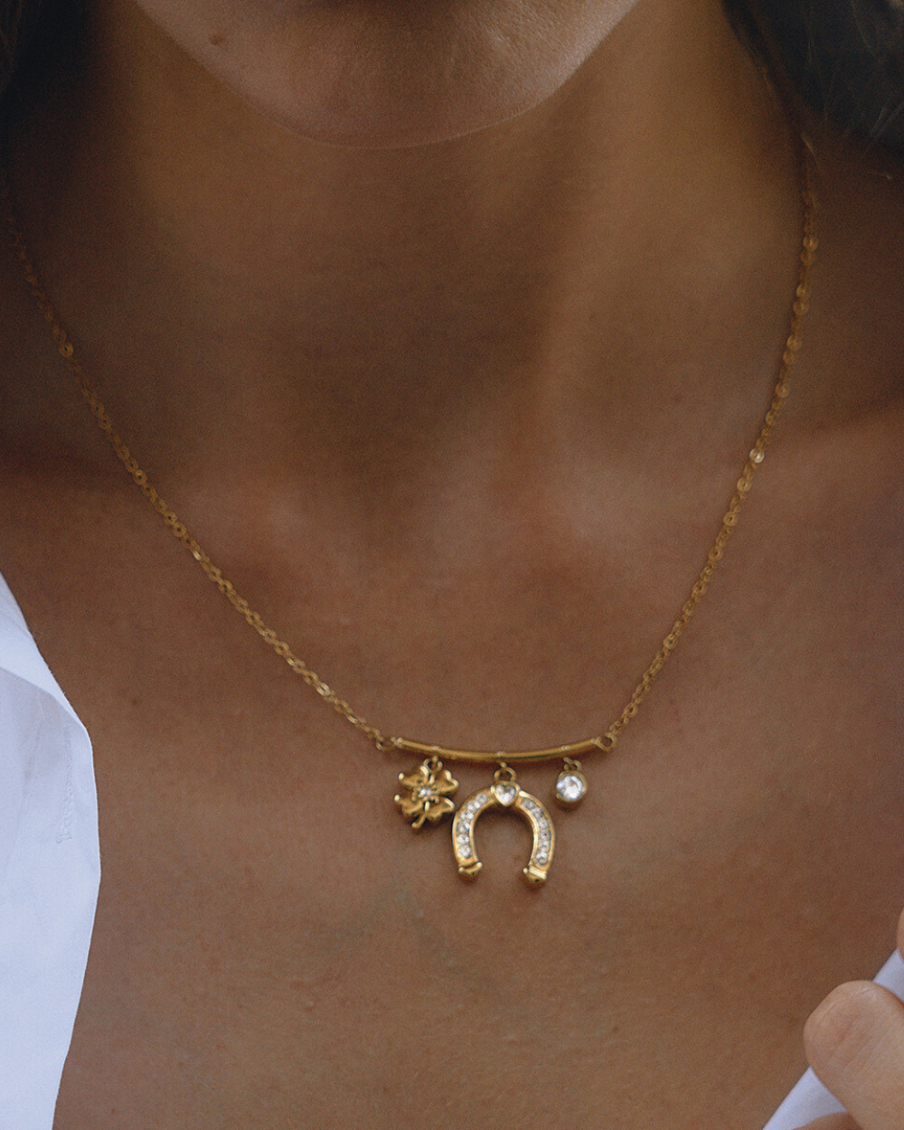 Lucky Charm Horseshoe Necklace