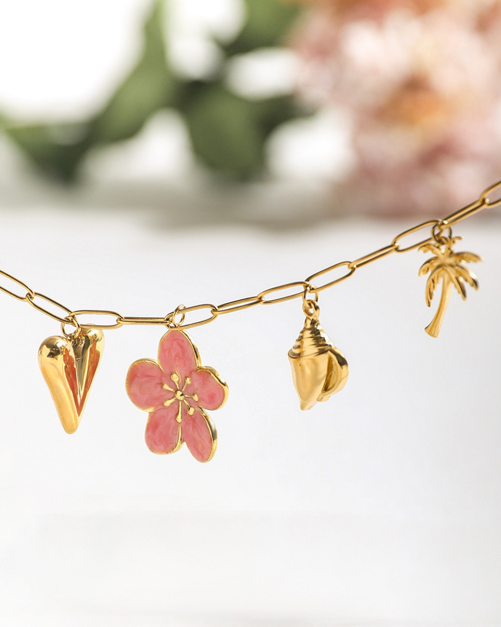 Summer Wanderlust Charm Necklace