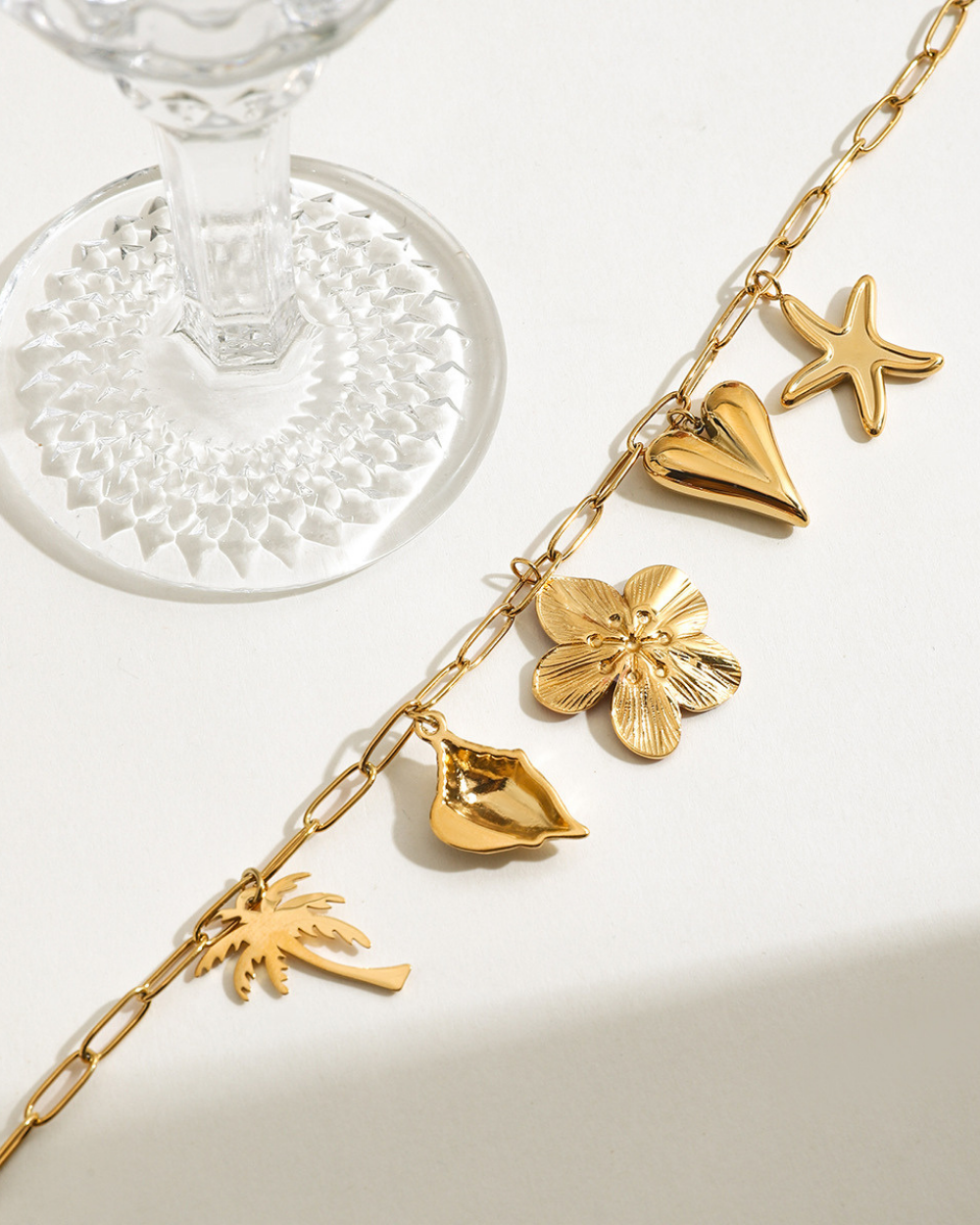 Summer Wanderlust Charm Necklace