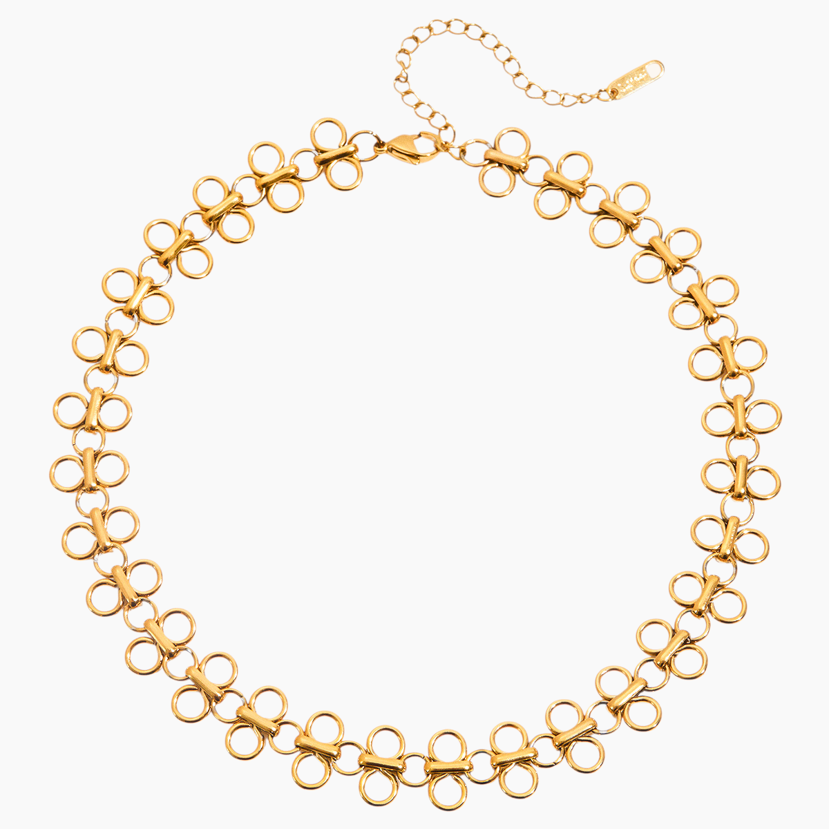 Golden Petal Halo Choker